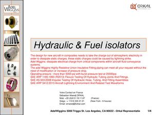 Adel Wiggins Highly Resistive Union (Hru) Insulative Fitting Orkal