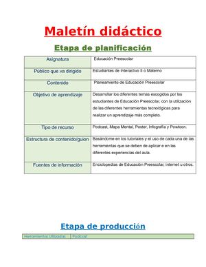 Maletin Didactico