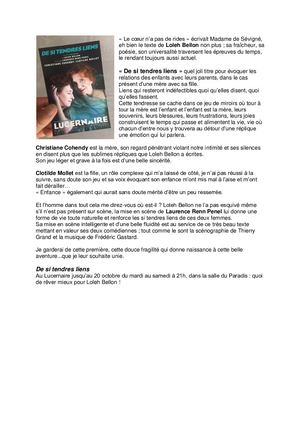 De si tendres liens - Loleh Bellon