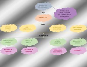 Mapa Conceptual Adquisicion Del Lenguaje