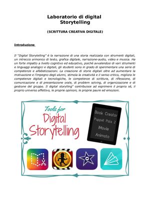 Progetto Storytelling