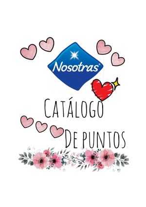 Catálogo de Puntos Nosotras