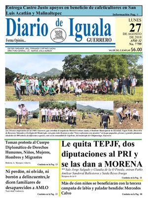 Lunes 27 De Agosto De 2018 Diario De Iguala