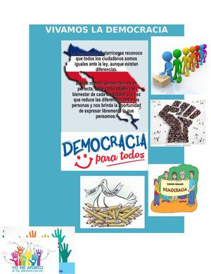 Vivamos La Democracia, Collage