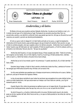 Androcles Y El León