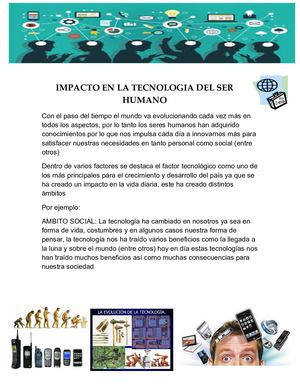 Impacto En La Tecnologia Del Ser Humano (1)