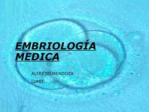Embriologia Medica
