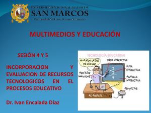 Incorporación y evaluación de recursos tecnológicos en educación