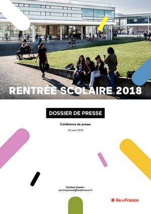 Dossier de presse Rentrée Scolaire 2018