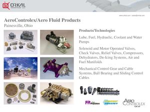 Aerocontrolex Orkal Presentation Europe 2012