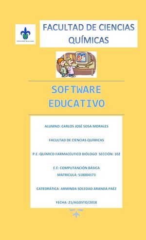 SOFTWARE EDUCATIVO