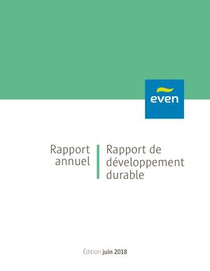 Even - Rapport annuel et Développement durable 2018