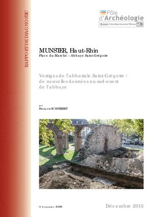 MUNSTER, Place du marché, abbaye Saint-Grégoire (d)