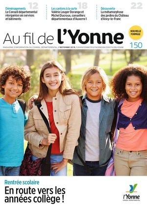 Au fil de l'Yonne N°150 - Septembre 2018