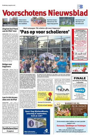 Voorschotens Nieuwsblad 30-08-2018