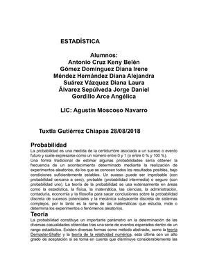 Trabajo Probabilidad Estadistica