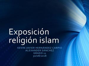 Exposición Religión Islam