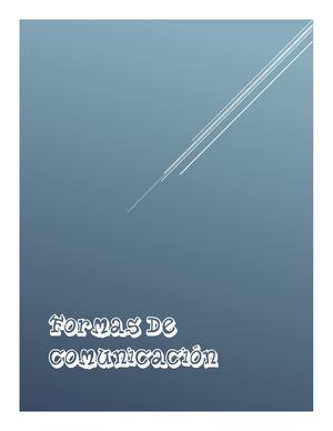 Formas De Comunicación