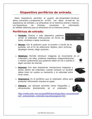 Dispositivo Periférico De Entrada