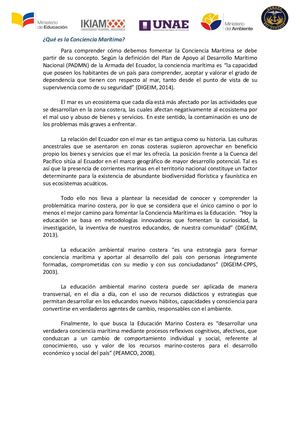 Qué Es La Conciencia Marítima