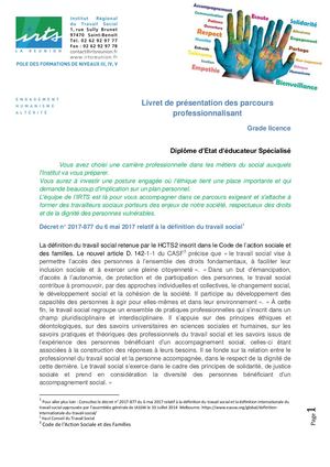 Vf Livret De Présentation De La Formation Grade Licence (Enregistré Automatiquement)