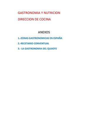 Historia y geografía de la Gastronomía Española