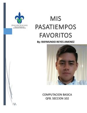 Mis Pasatiempos Favoritos