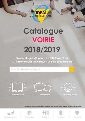 Catalogue Voirie
