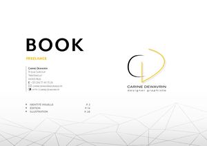 Book Carine Dewavrin - Designer graphiste Freelance