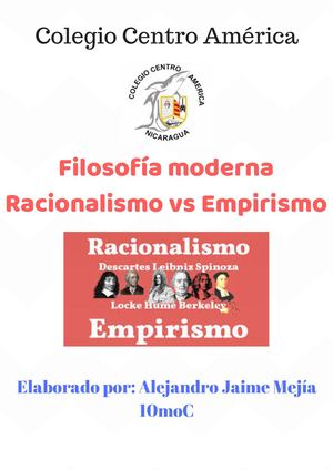 Racionalismo Y Empirismo
