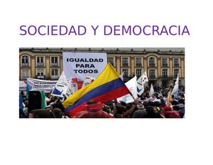 Sociedad Y Democracia