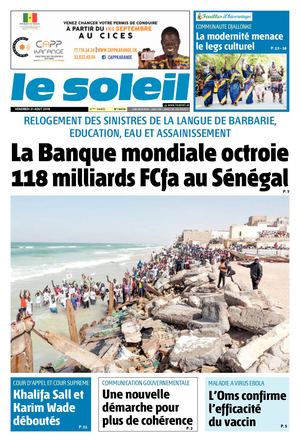 Edition Du 31 Aout 2018