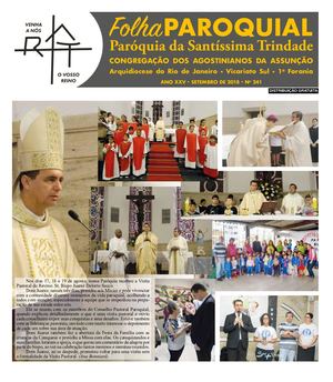 Folha Paroquial da Santíssima Trindade - Setembro/2018