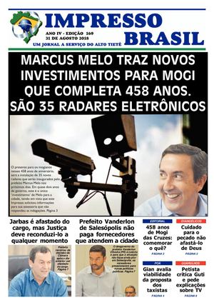 JORNAL IMPRESSO BRASIL EDIÇÃO 169