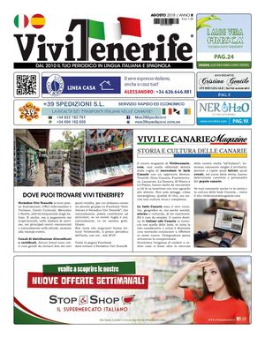 Periodico Vivi Tenerife Agosto 2018