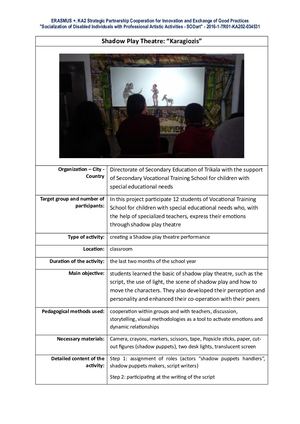 GR Directorate Good Practice 2 Shadow Play Theatre