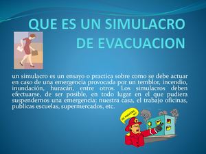 Que Es Un Simulacro De Evacuacion
