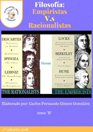 Filosofía Racionalismo Y Empirismo