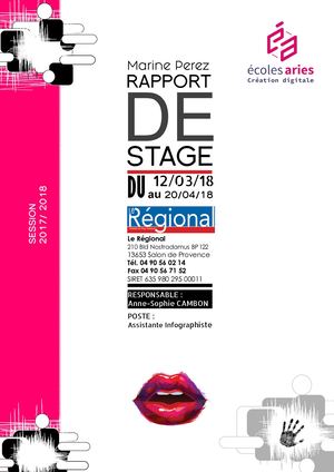 Stage le Journal le Régional Salon de Provence