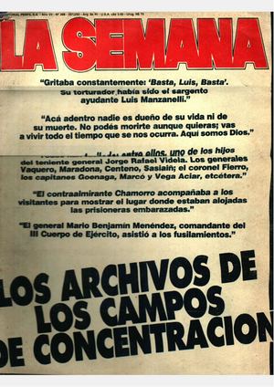 Revista La Semana 22-12-1983