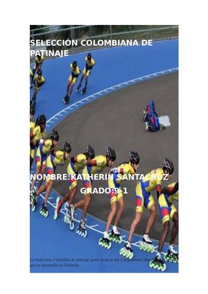 Selección Colombiana De Patinaje