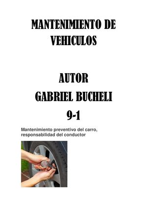 Mantenimiento De Vehiculos