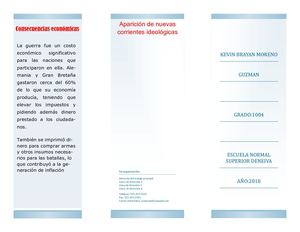 folleto primera guerra mundial