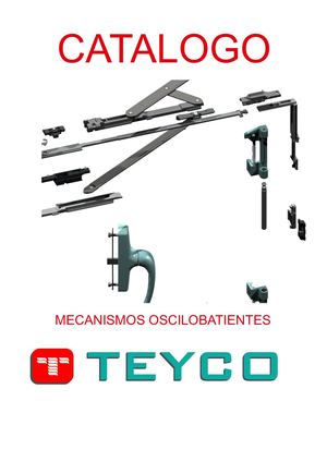 Catálogo técnico mecanismos oscilobatientes