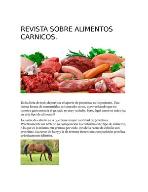 Revista Sobre Alimentos Carnicos