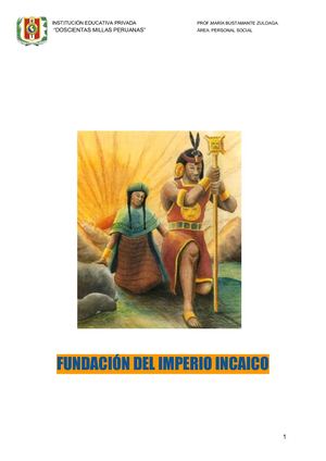 Fundación Del Imperio Incaico