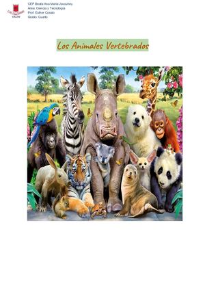 Los Animales Vertebrados