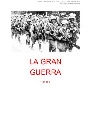 La Primera Guerra Mundial 2