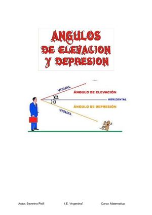 Definicion De Angulos De Elevacion Y Depresion (1)