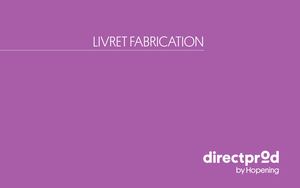 Cahier Fab Directprod